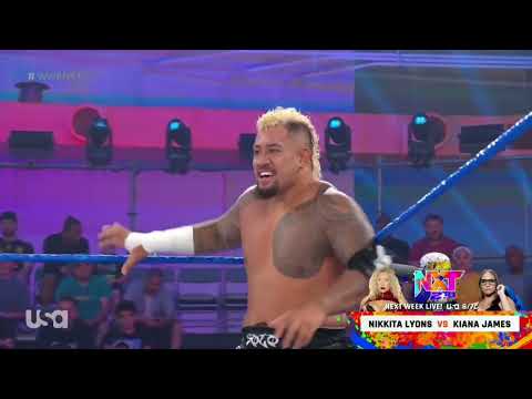 WWE NXT 2.0 SOLO SIKOA VS VON WAGNER 08/02/22