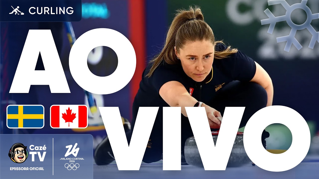 AO VIVO: CURLING FEMININO | OLIMPÍADAS DE INVERNO 2026 | SUÉCIA X CANADÁ