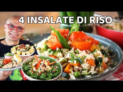 4 INSALATE DI RISO come al Ristorante ricetta insalata di riso