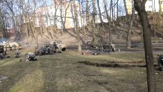 preview picture of video 'Arnswalde Februar 1945 - Choszczno luty 2015'