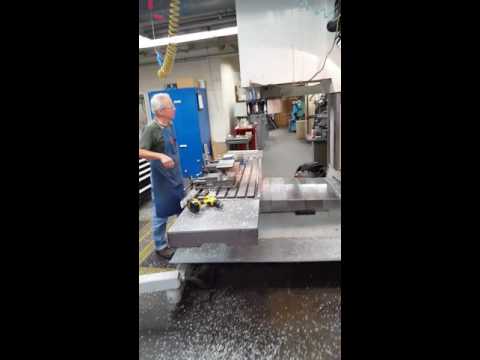 Heavy duty CNC machining down in physics machine shop