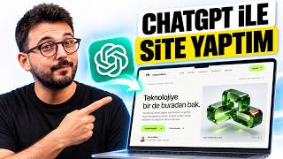 BU SİTEYİ CHATGPT İLE YAPTIM! - Kod Bilmeden Web Sitesi Yapmak