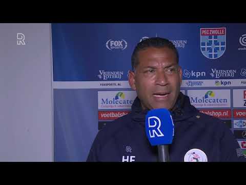 Henk Fraser na PEC Zwolle-Sparta (4-0): 'Er is teleurstelling, geen irritatie'