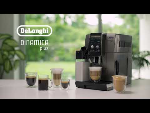 DELONGHI Automatinis kavos aparatas Dinamica Plus ECAM380.95.TB video