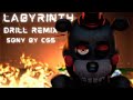 FNAF 6 SONG Labyrinth Drill Remix Ft CG5 More Lyric Video