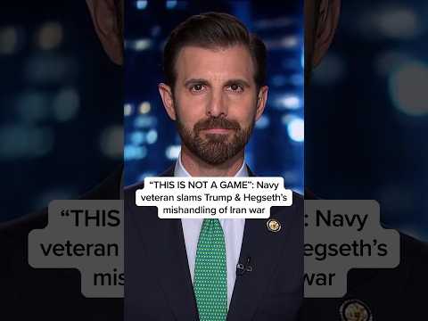 ‘THIS IS NOT A GAME’: Navy veteran slams Trump & Hegseth’s mishandling of Iran war