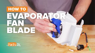 How to Replace Freezer Evaporator Fan Blade (part # WP67006337) on Your Whirlpool Refrigerator