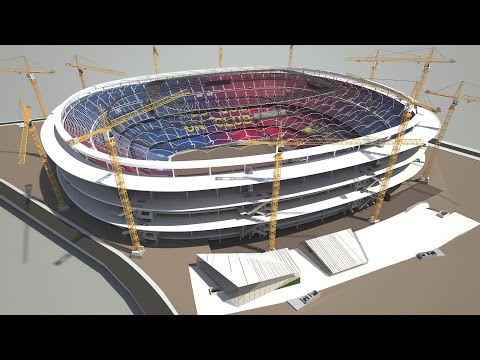 NUEVO CAMP NOU – Una construcción por fases y sin dejar de jugar