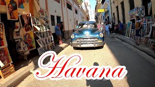 Tour of Havana Cathedral / Free Time & Getting Lost / Classic Cars / Police Stopping Our Tour Bus