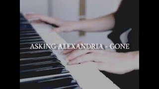 asking alexandria — gone (&#39;the black&#39; album). | piano cover