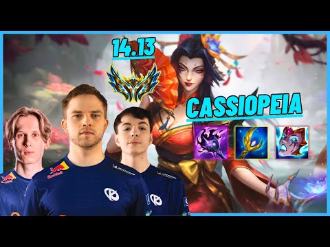 KCB ABBEDAGGE: CASSIOPEIA VS TRISTANA (MID) - EUW CHALLENGER - PATCH 14.13
