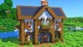Minecraft: How To Build a Small Survival House | Small Survival House Tutorial