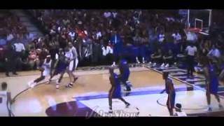 LeBron James freestyle rap and freestyle dunks