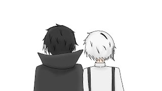 【手描き文スト】やつがれとじんこがつちからはえてくるんだ