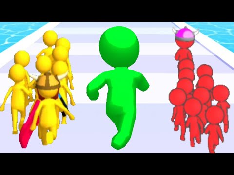 JOIN CLASH 3D vs COLOR RUN STICKMAN 3D vs CROWD BATTLE 3D