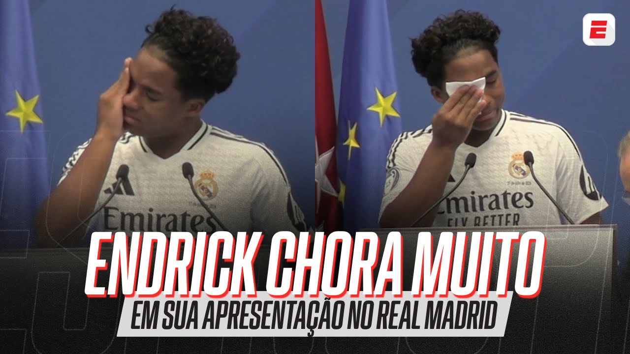 "EU NÃO ESPERAVA TANTA GENTE" | APRESENTAÇÃO EMOCIONANTE DE ENDRICK NO REAL MADRID