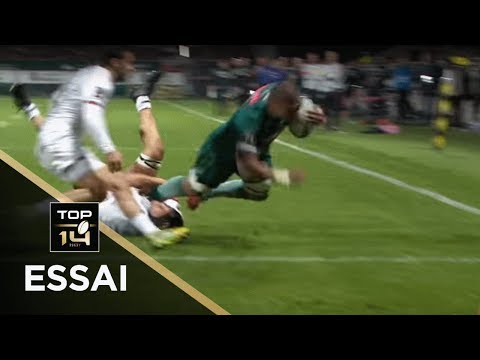 TOP 14 - Essai Peter SAILI (SP) - Pau - Toulouse - J10 - Saison 2018/2019