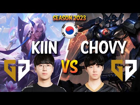 GEN Kiin vs GEN Chovy - Kiin YONE vs Chovy AATROX Top - Patch 13.24 KR Ranked