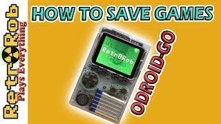 How to Save Games on the ODroid Go