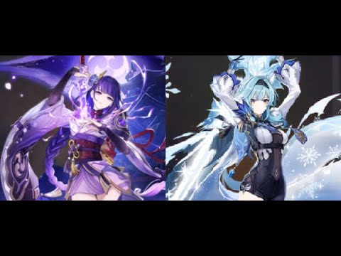 Eula & Raiden VS Raiden National (2.1 Spiral Abyss Floor 12-3-2)