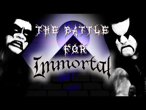 Immortal's Demonaz & Horgh battle for the band name. No casualties reported.