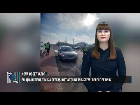 Timiș Traffic Police carried out a "relay" action on DN 6