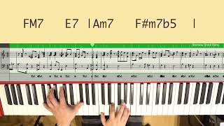 悲しいコード進行436からのマイナーセブンフラット5