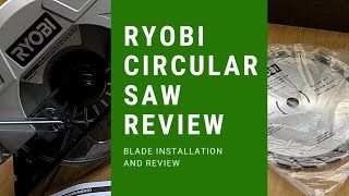 Ryobi Circular Saw with Laser Review