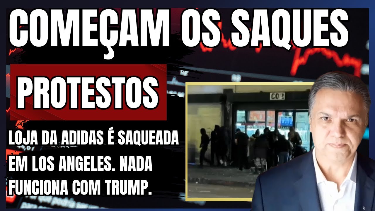 Começam os Saques: Protestos em Los Angeles Resultam na Saque de Loja da Adidas