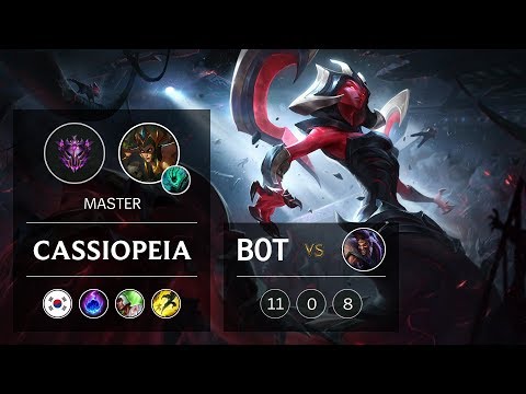 Cassiopeia Bot vs Draven - KR Master Patch 9.6