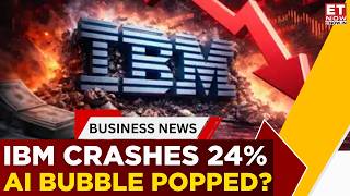 IBM Crashes 24%! Is The AI Boom Starting To Crack? Shock Sends Wall Street Reeling | Business News