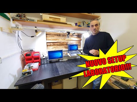 Nuovo Setup per il Laboratorio dedicato ad Arduino, video e progetti tecnologici.