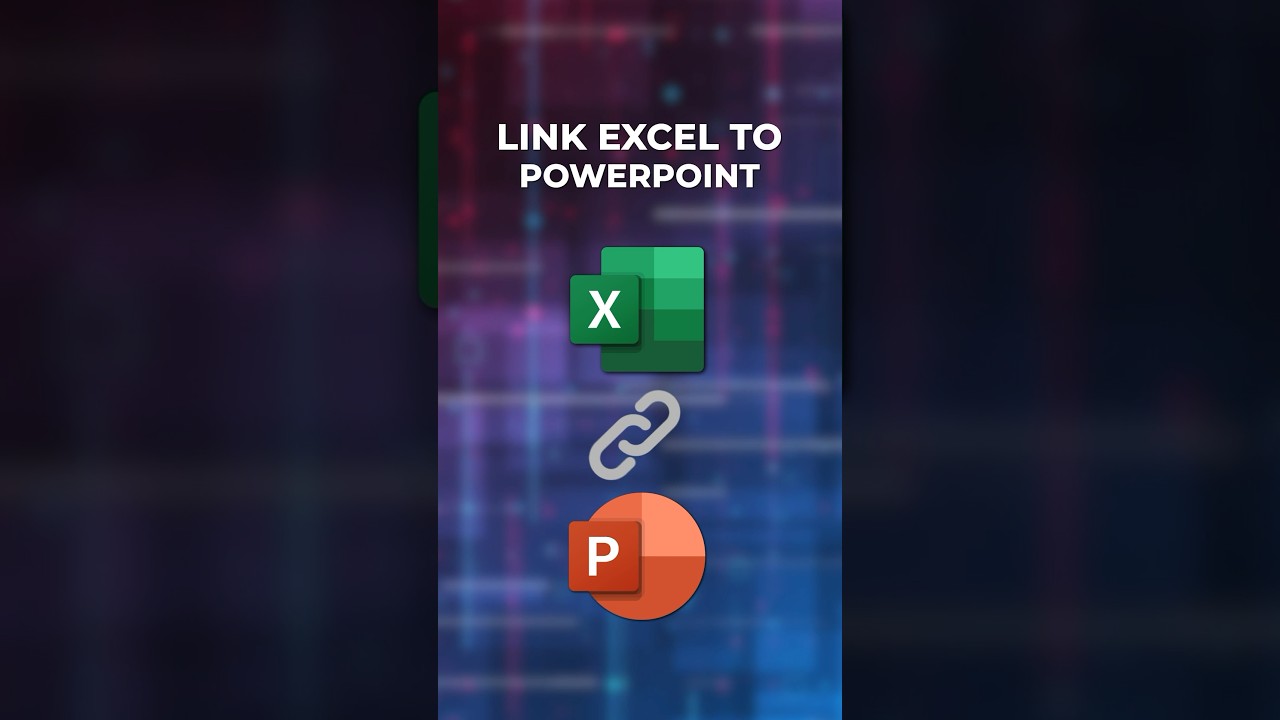 Link Excel to PowerPoint Hack: It Auto-Updates! #ytshorts #exceltips #ppt #tutorial