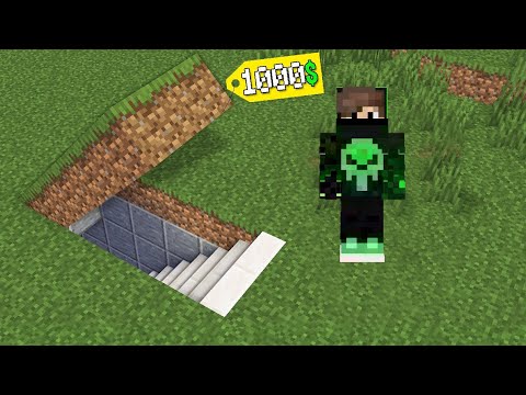 1000$ GİZLİ TEHLİKELİ MADEN - Minecraft
