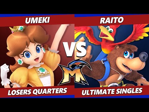 Mjolner 0 Losers Quarters - Umeki (Daisy) Vs. Raito (Banjo Kazooie) SSBU Ultimate Tournament