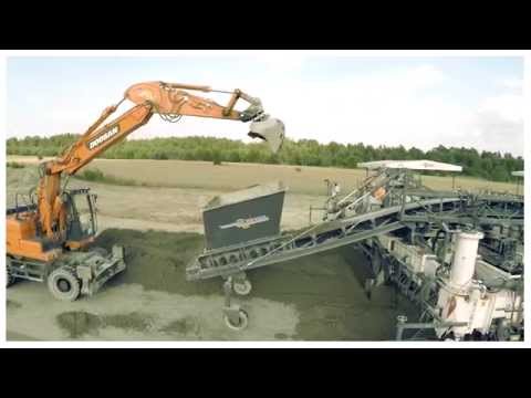 Budowa betonowej autostrady A1 Stryków - Tuszyn