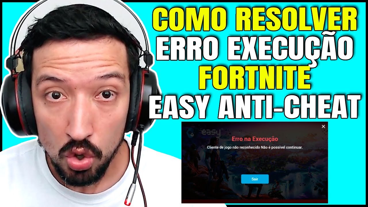 COMO RESOLVER ERRO DE EXECUÇÃO DO FORTNITE EASY ANTI-CHEAT
