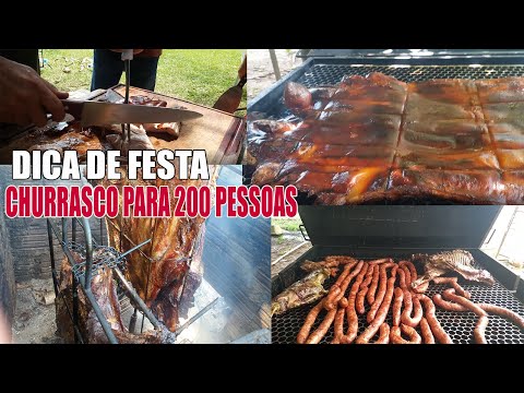 BARBECUE FOR 200 PEOPLE ROSA'S RECIPES