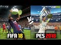 FIFA 18 vs PES 2018 | UEFA Champions League Final Comparison