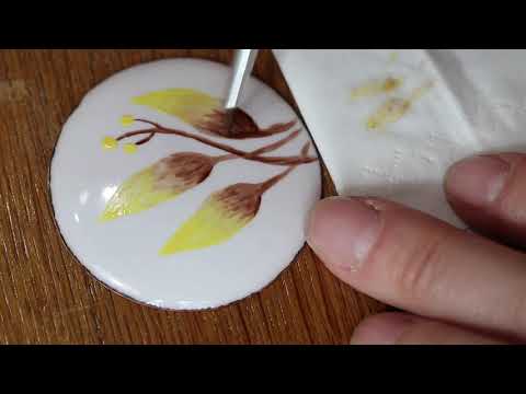 Painting on Enamel part 1 - enamel Workshop