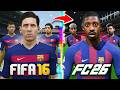 I Rebuild Barcelona From FIFA 16 To FC 26