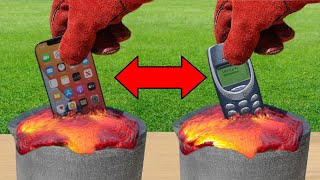 Real LAVA vs NOKIA 3310 and iPhone: Ultimate TEST!