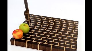 Build an End Grain Cutting Board  - Brick Wall Pattern