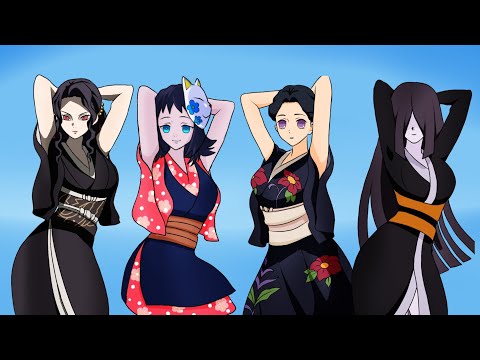 Demon slayer zero two dodging meme |  complete kny