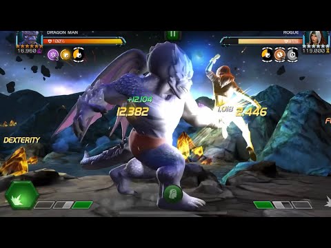 6 Star Rank 3 Dragon-Man VS Rogue! Summer of Pain Boss #1 Marvel Contest of Champions