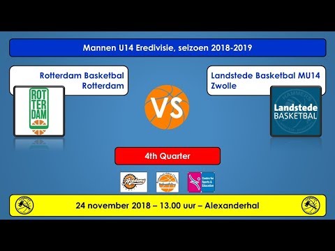 Rotterdam Basketbal MU14 - Landstede Basketbal MU14, 24-11-2018, 4e kwart