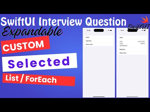 How to create expanding lists in SwiftUI | Expandable List | SwiftUI | Expandable table in Swift