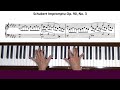Schubert Impromptu Op. 90, No. 3 in G-flat major Piano Tutorial Part 2