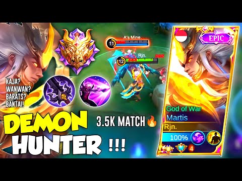MARTIS 3500+ MATCH! KAJA, WANWAN, BARATS GW BANTAI PAKE DHS! | TOP GLOBAL MARTIS INDONESIA - MLBB