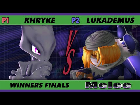 S@X 431 Winners Finals - Khryke (Mewtwo) Vs. Lukademus (Sheik) Smash Melee - SSBM
